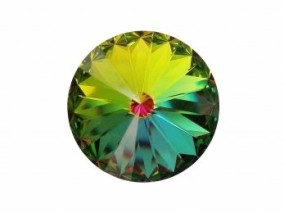 Swarovski 1122 Rivoli 18mm - Chaton Crystal Vitrail Medium  Компонент для бижутерии Сваровски - Риволи (Swarovski Rivoli) 18 мм, цвет: Rose.                       Цена указана за 1 шт.