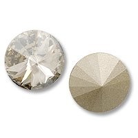 Swarovski 1122 Rivoli 18 mm -Cristal silver shade  Компонент для бижутерии Сваровски - Риволи (Swarovski Rivoli) 18 мм
Цвет: Black Diamond                                          
Цена указана за 1 шт.