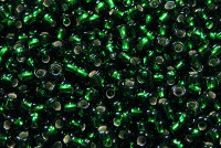 Зеленый прозрачный, с серебряным прокрасом изнутри, 57060-10, 25гр 