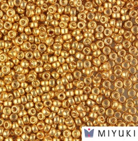 Золотой, гальванизированный Miyuki-15-1053, 5 гр  