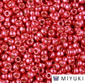 Светлая клюква, гальванизированный Miyuki-15-4211, 5 гр    