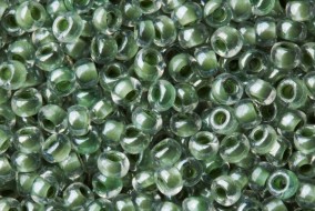 Прозрачный с серо-оливковой серединкой, 38659-10, 25гр  цена за 25г
10/0