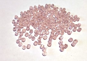 Биконусы розовые, АВ, 2 мм, 50 шт.   