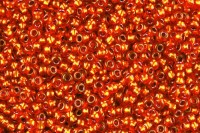 Оранжевый, прозрачный, с серебряным прокрасом, 95004-10, 1 сорт, 25гр 