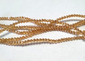  Pондель граненная, топаз, 2мм, 200шт, БХ30173 