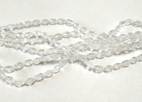 Бусина - рис, кристалл, 5х3 мм, 1 нить, 100 шт.     