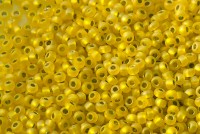 Жёлтый с серебряной серединкой, матовый, 87019-10, 1 сорт, 25гр   