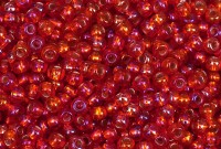 Красный прозрачный, радужный, с серебряным прокрасом изнутри, 97079-10, 25гр 