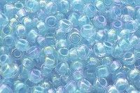 Прозрачный радужный с голубым прокрасом изнутри, 58532-10, 1 сорт, 25гр   